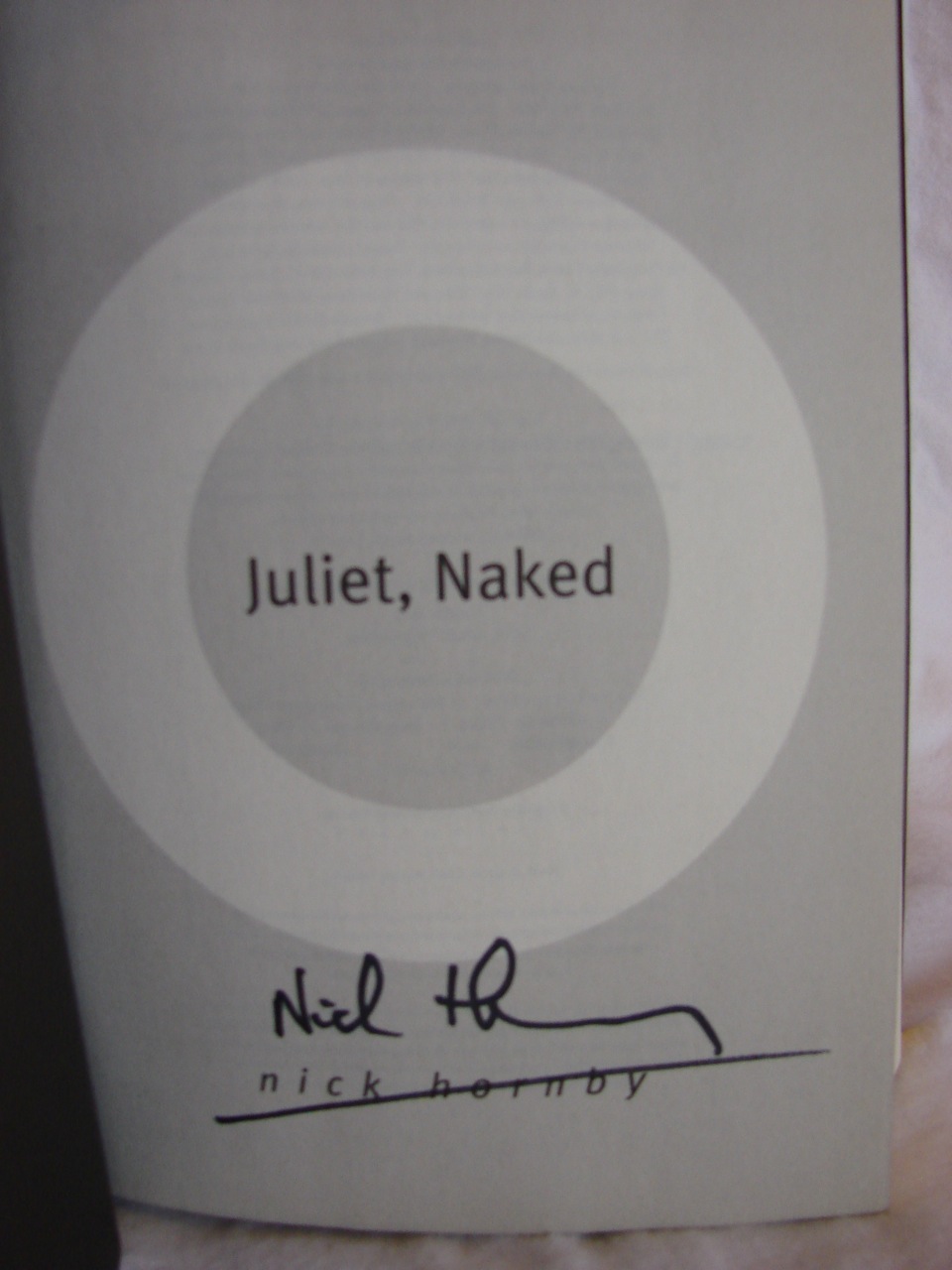Image for Juliet, Naked: a novel