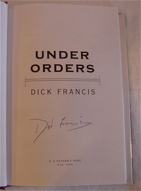 Image for Under Orders
