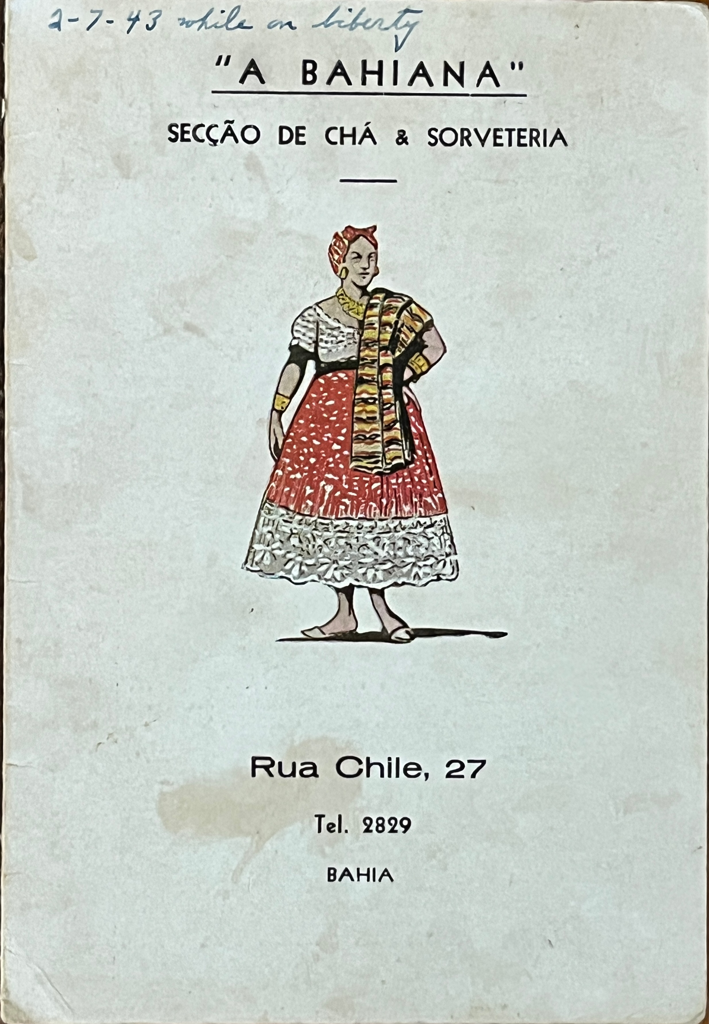 Tea and Ice Cream Shop Menu[Seco De Ch & Sorveteria]