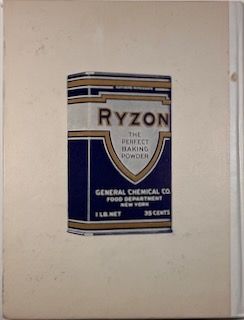 Ryzon Baking Book: A Practical Manual for the Preparation of Food Requiring Baking Powder