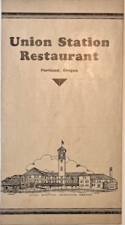 Union Station Restaurant Menu