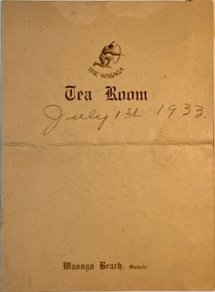 The Wasaga Tea Room Menu