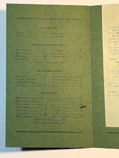 The Goodrich Grill Menu