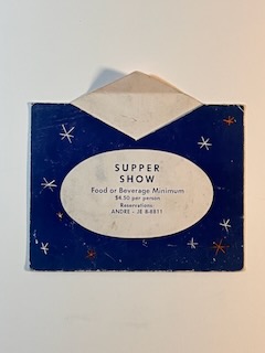 La Ronde Supper Club Tabletop Display