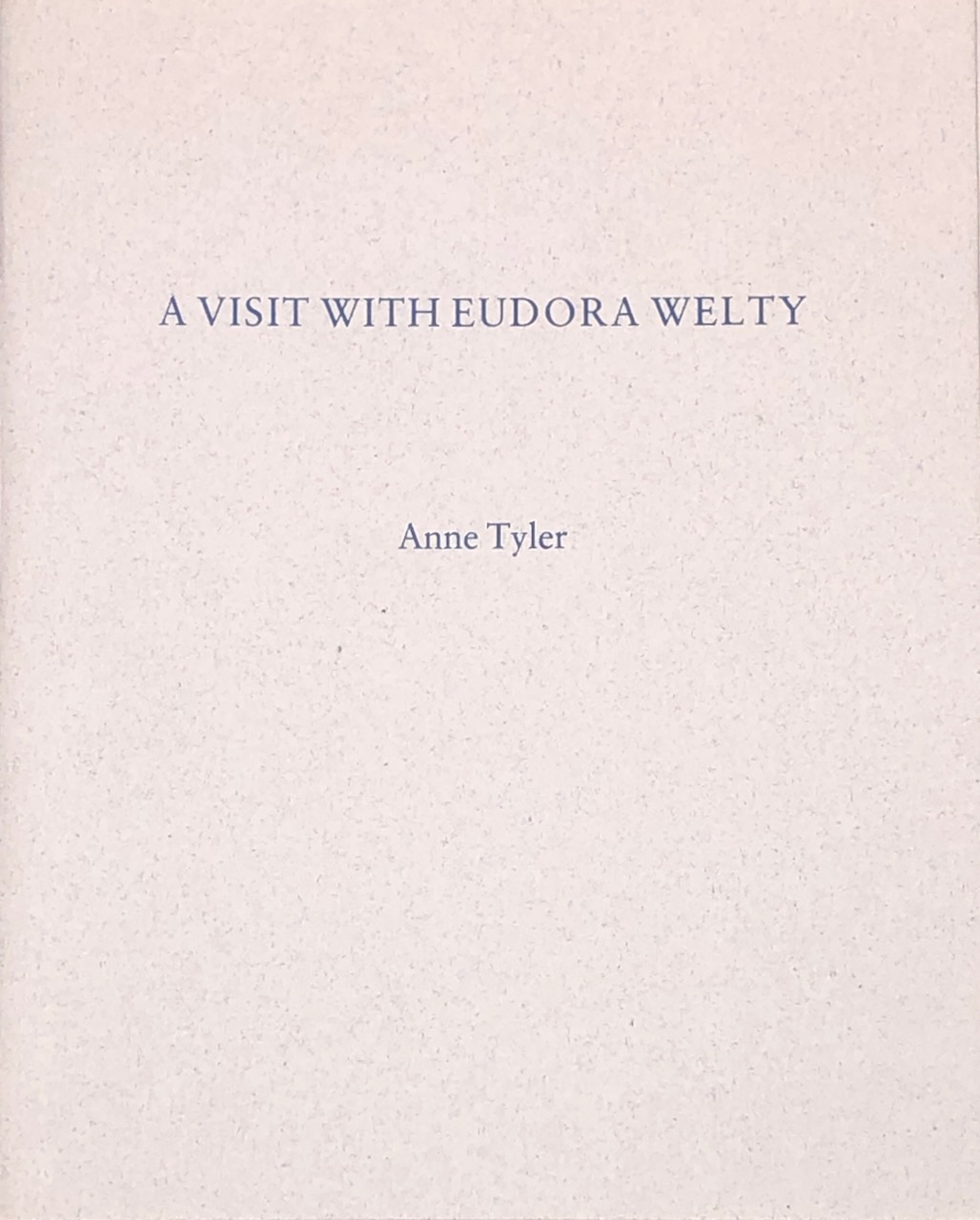 Image for A Visit With Eudora Welty