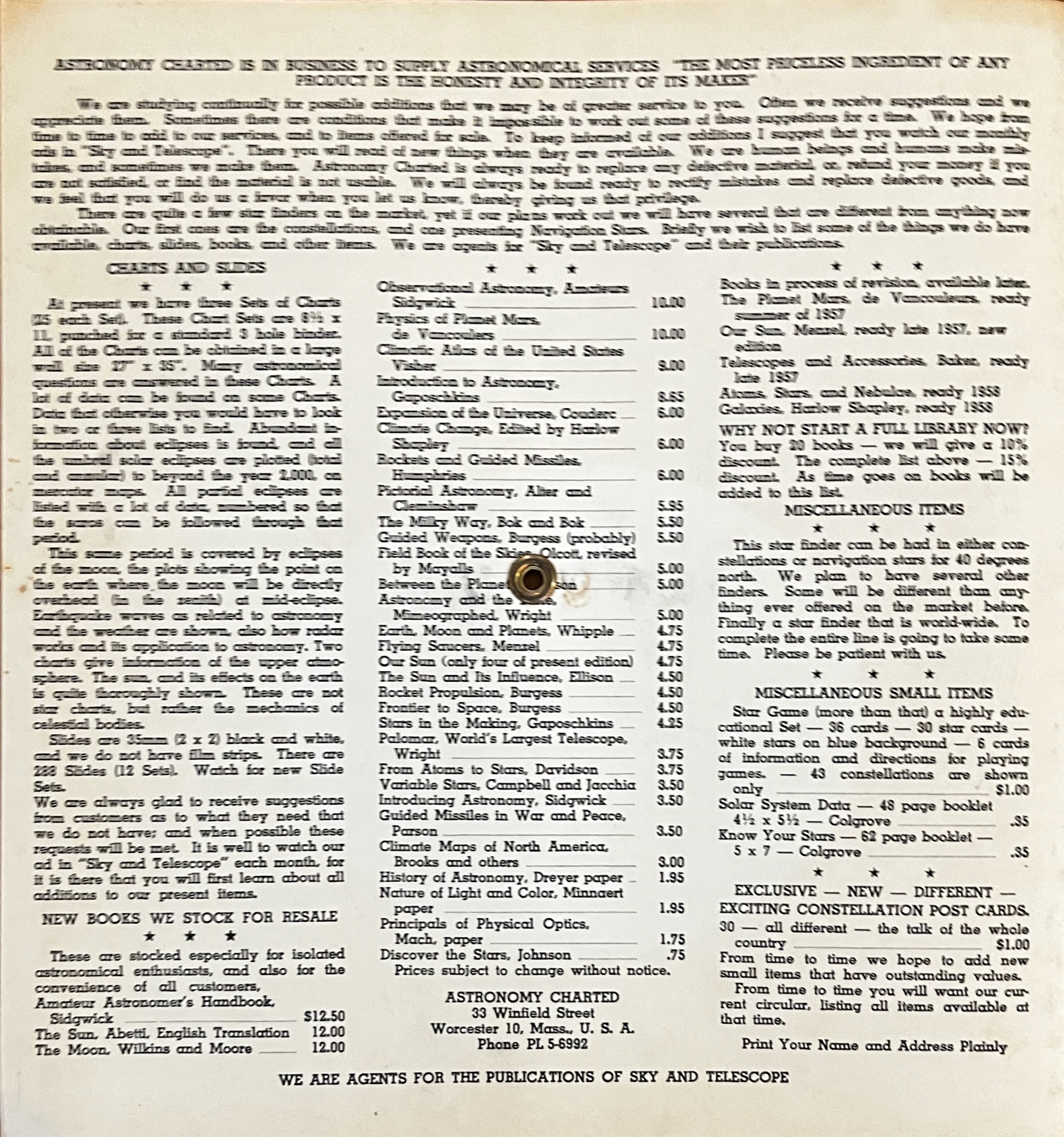 Stellasphere Card Planisphere