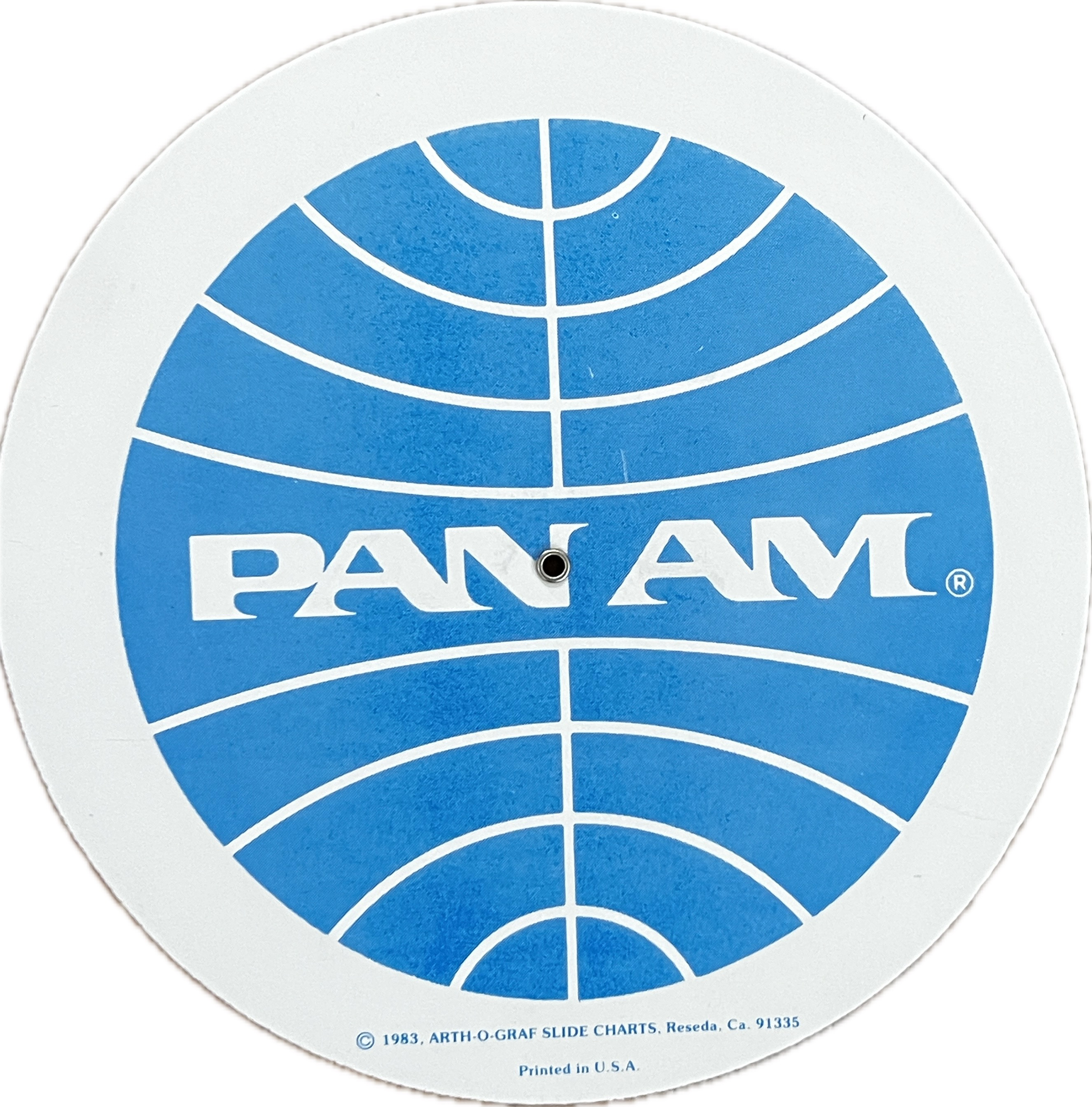 Pan American Time Conversion Volvelle