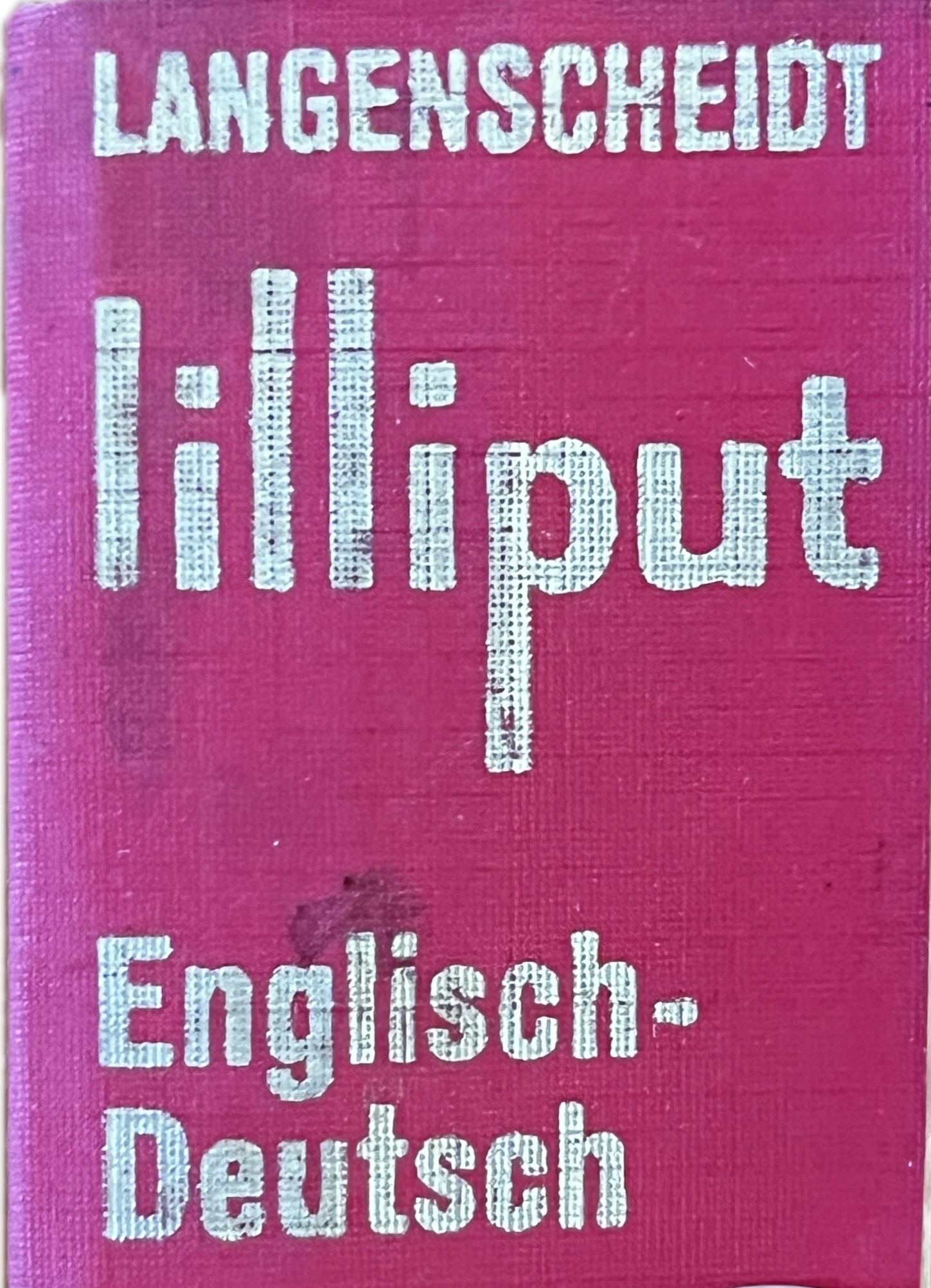 Langenscheidt Lilliput English-Deutsch