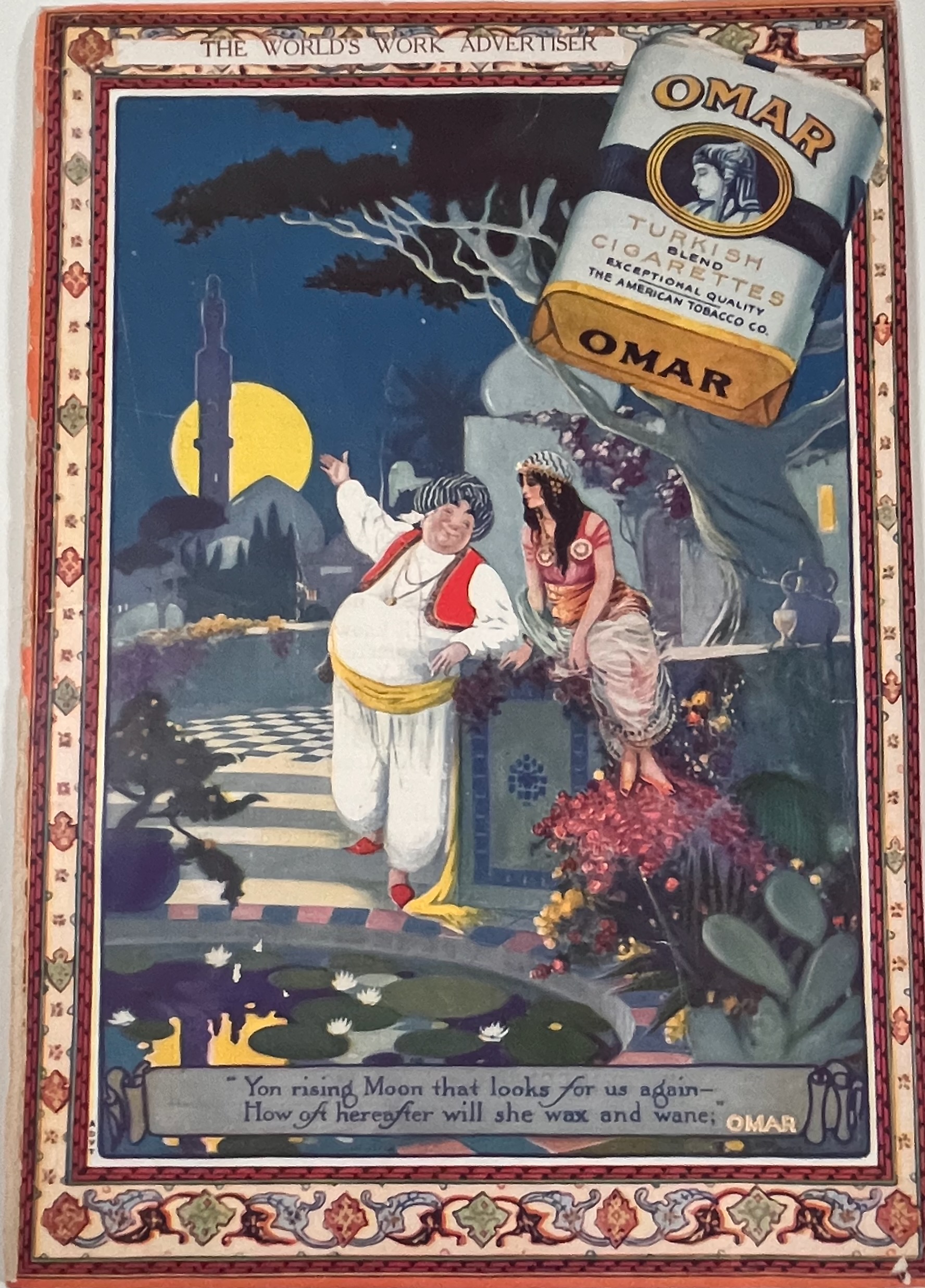 Omar Turkish Blend Cigarettes Ad