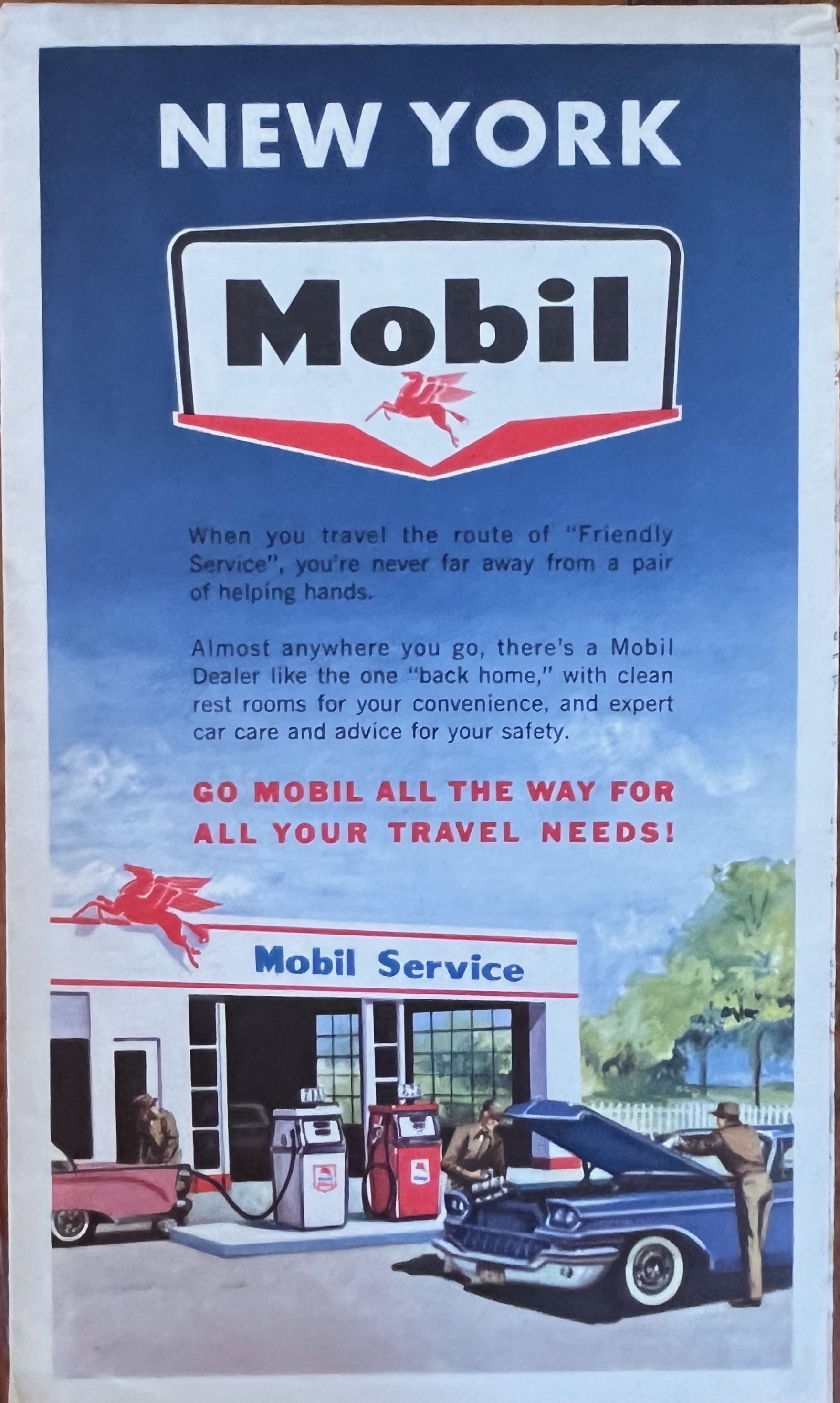 Mobil Oil Corporation Map of New York State