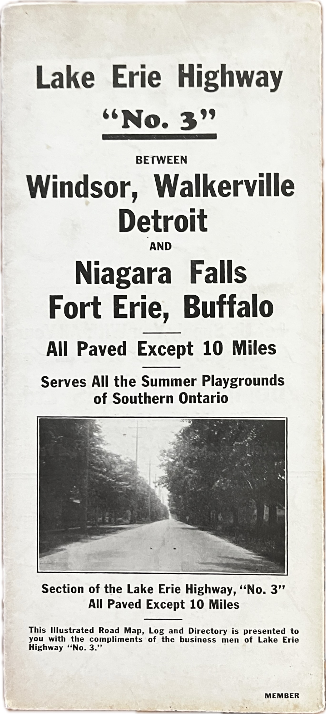 Lake Erie Highway Map No. 3