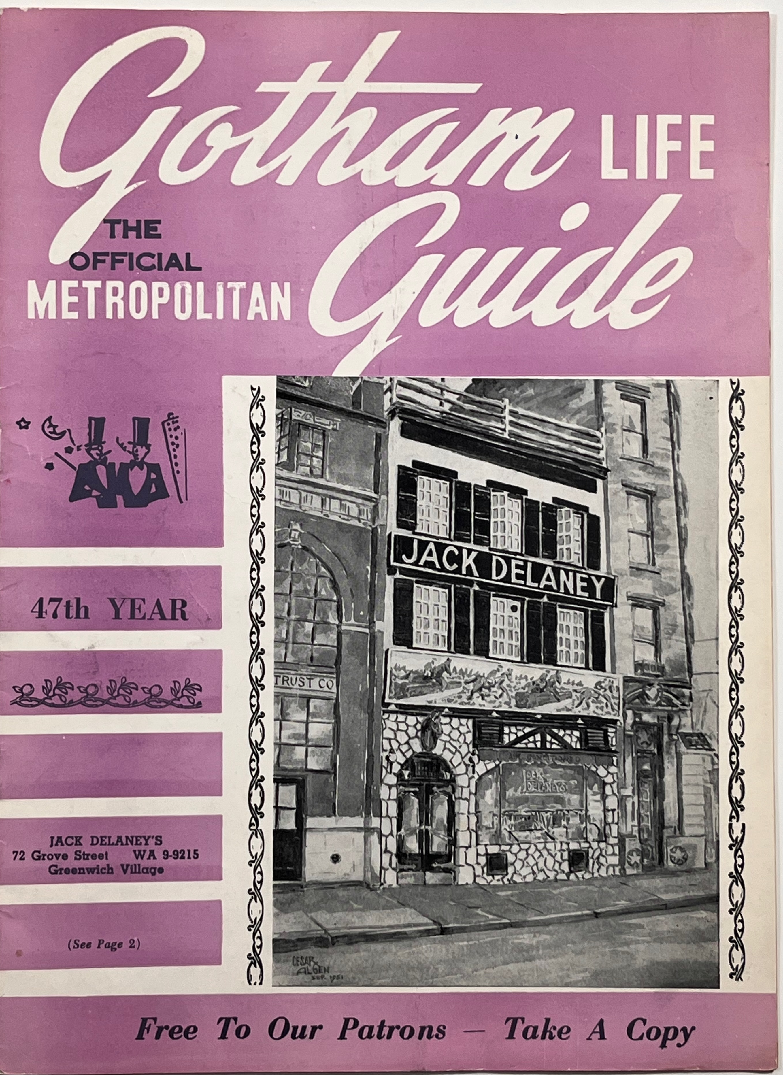 The Official Metropolitan Gotham Life Guide, April 12, 1952