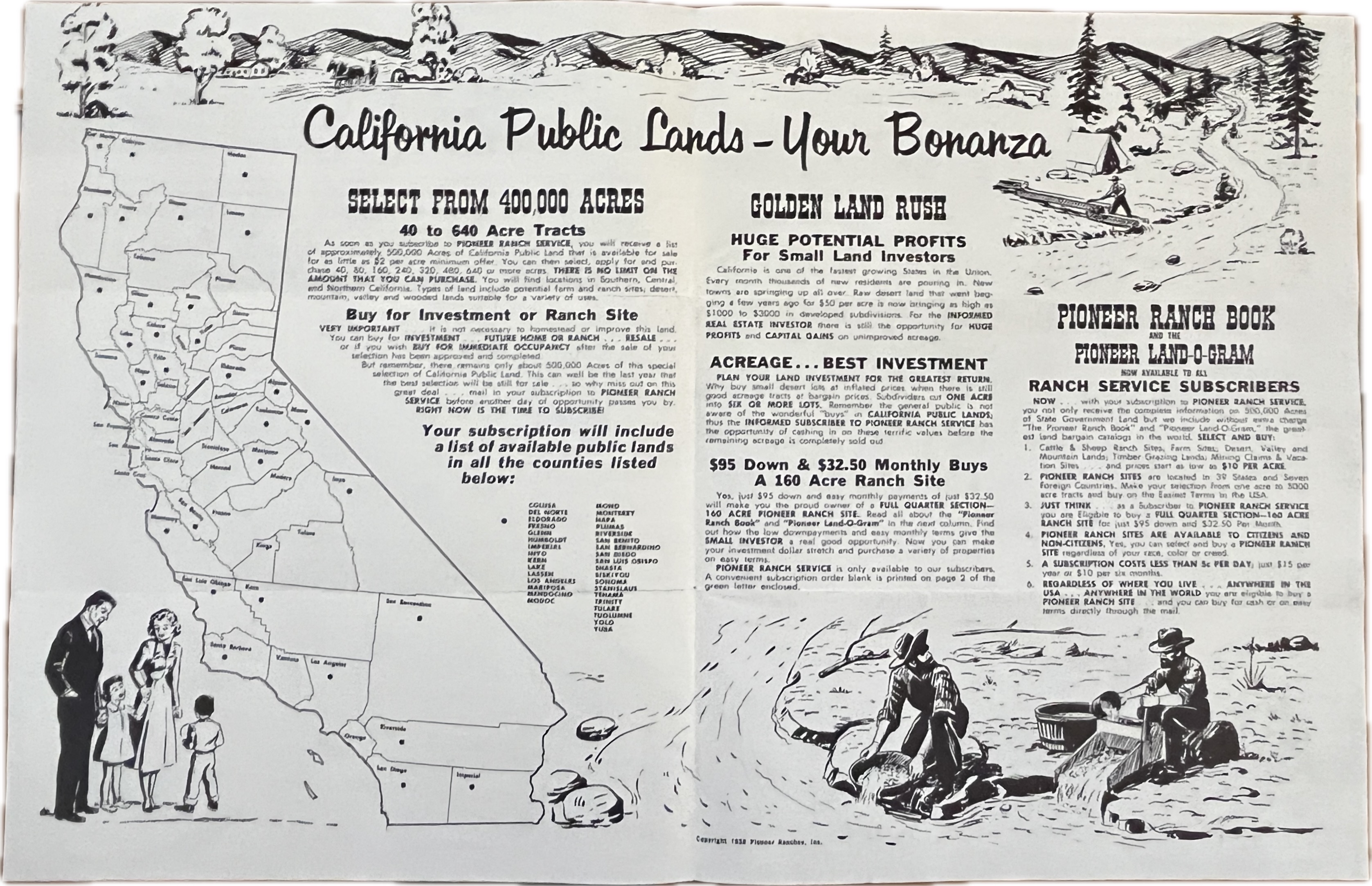 Pioneer Ranch Advertisements
