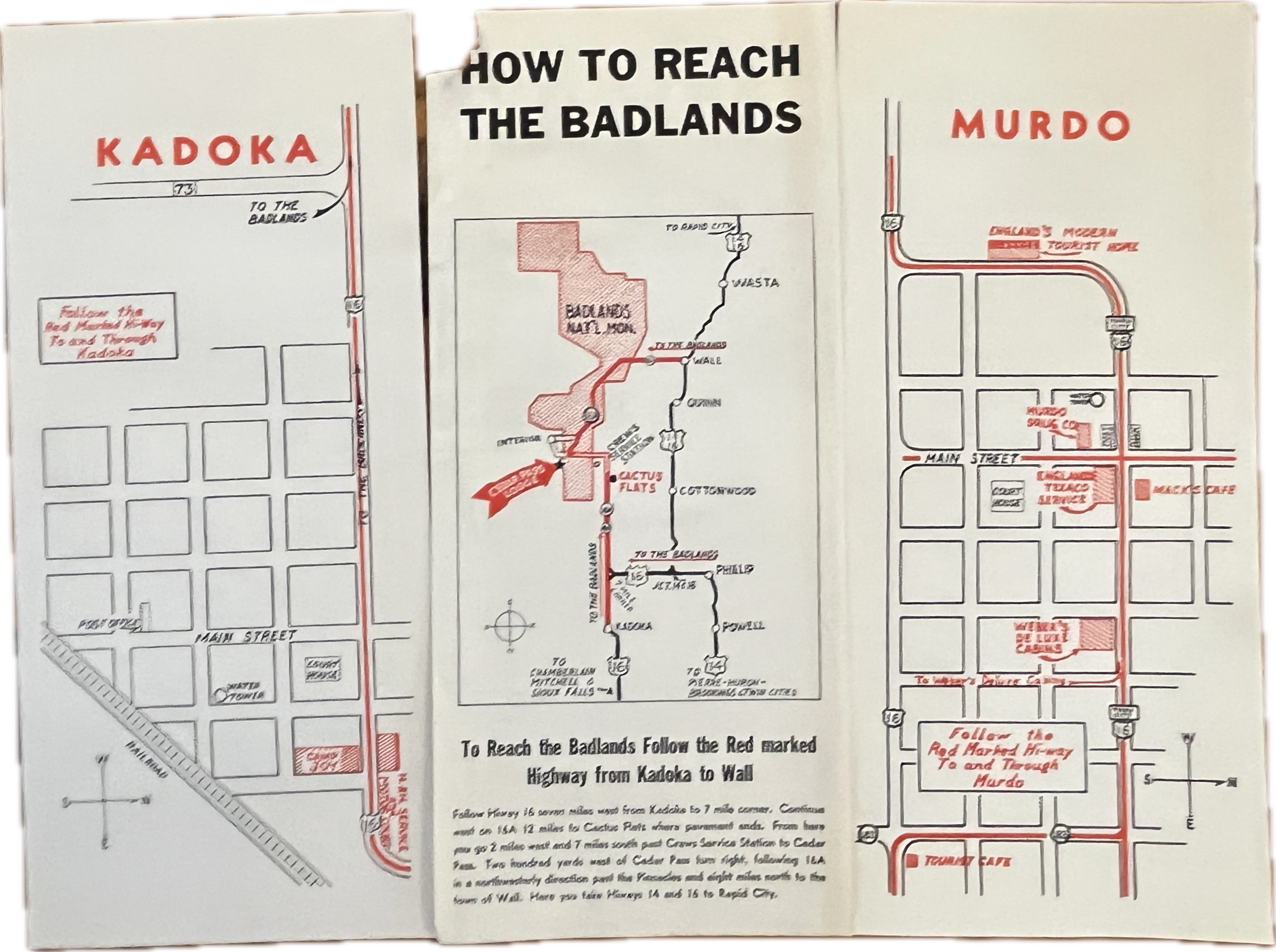 Badlands National Park & South Dakota Map Collection