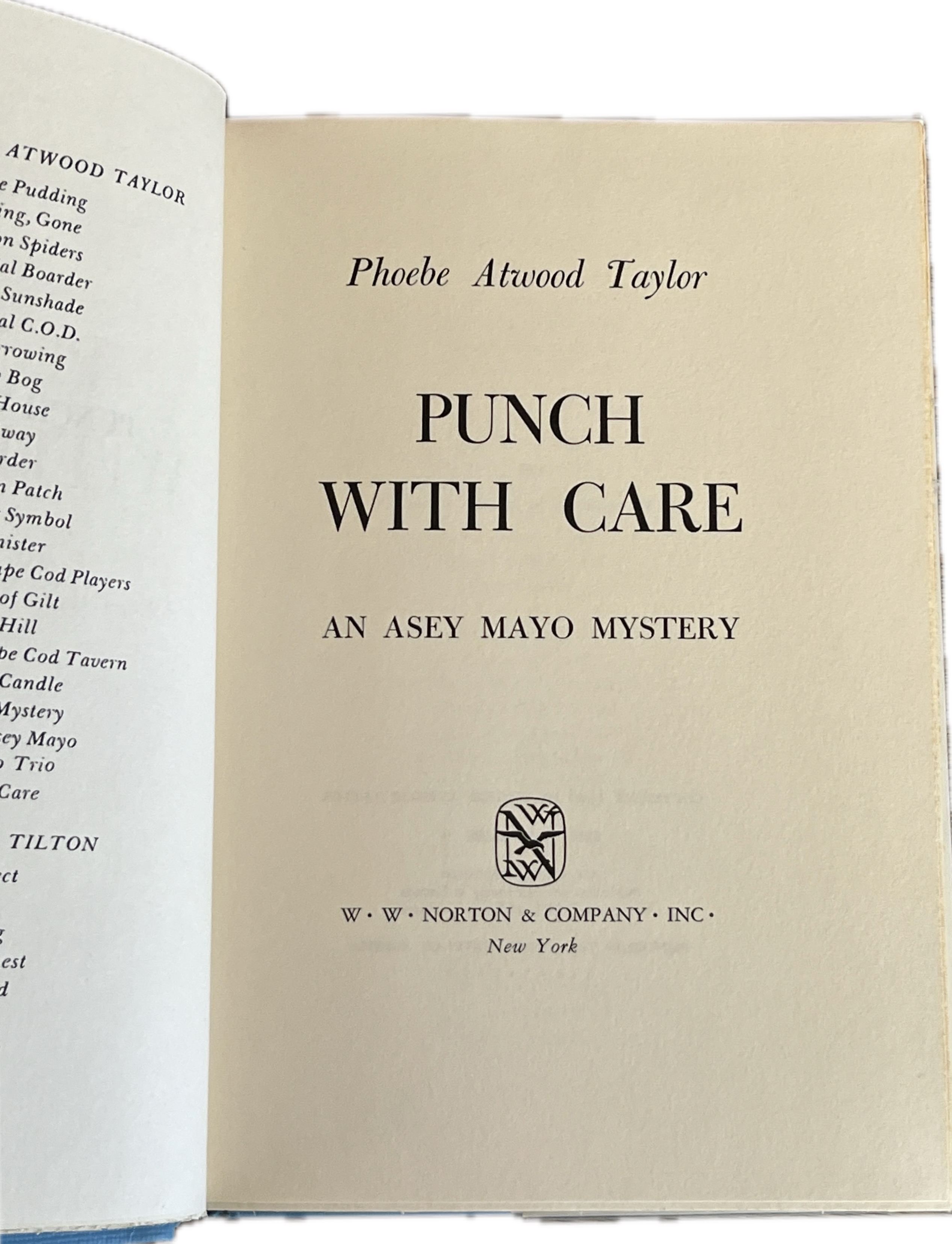 Punch with Care: An Asey Mayo Mystery
