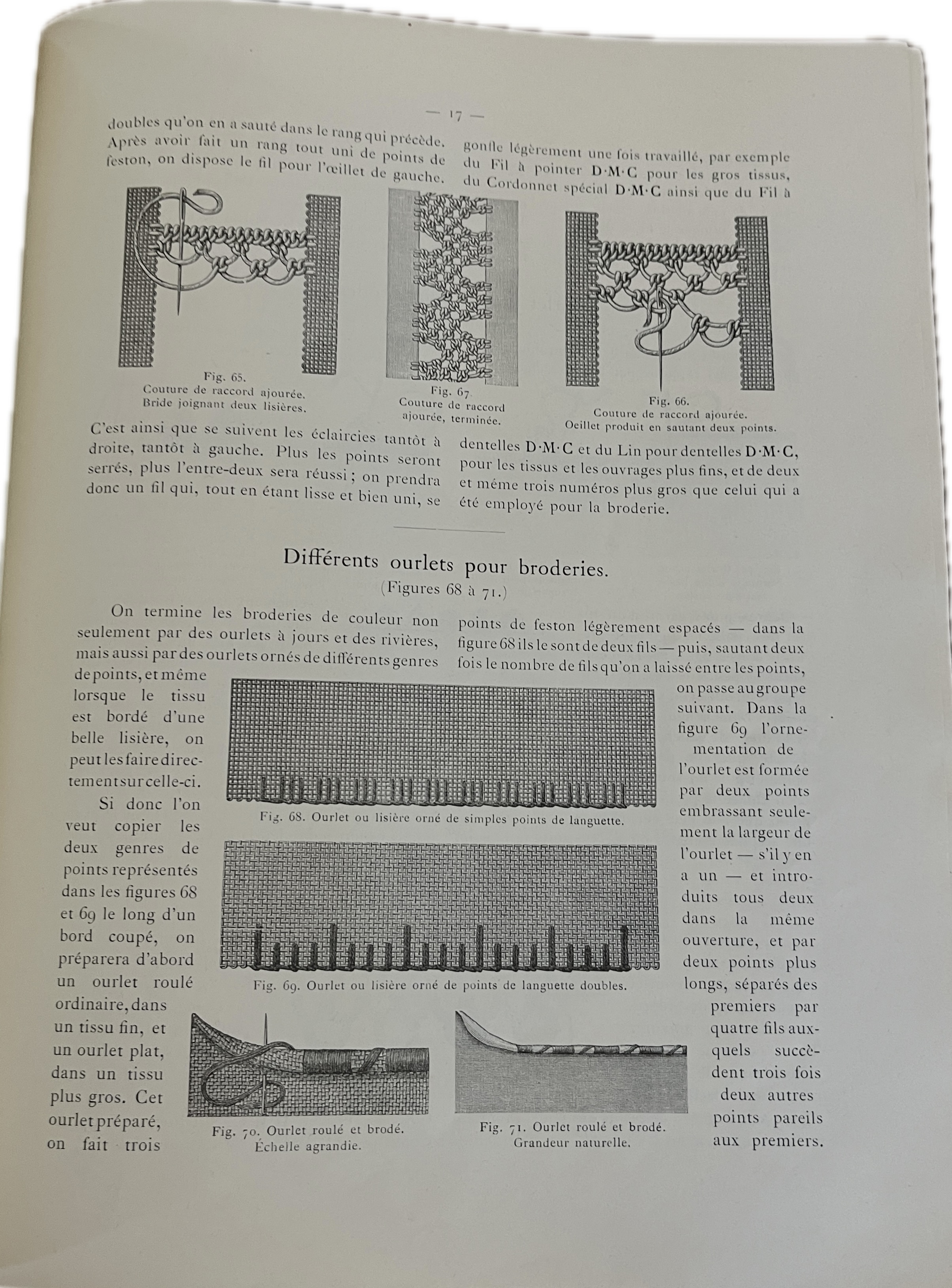 Album de broderies au point de croix par Th. De Dillmont