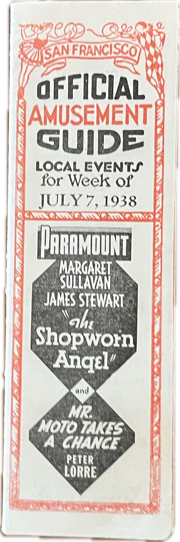 San Francisco Amusement Guide 1938