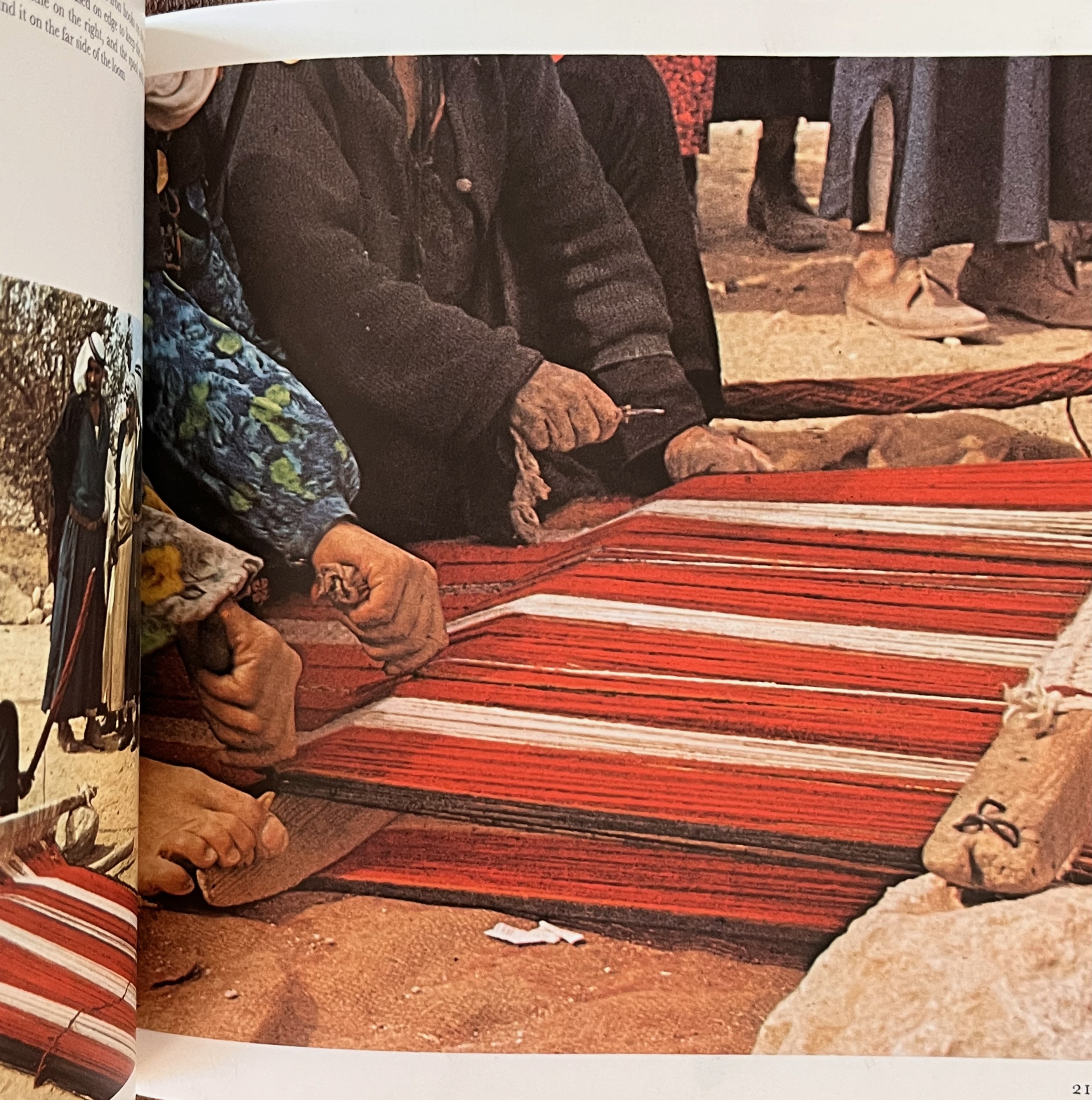 Spinning and Weaving in Palestine