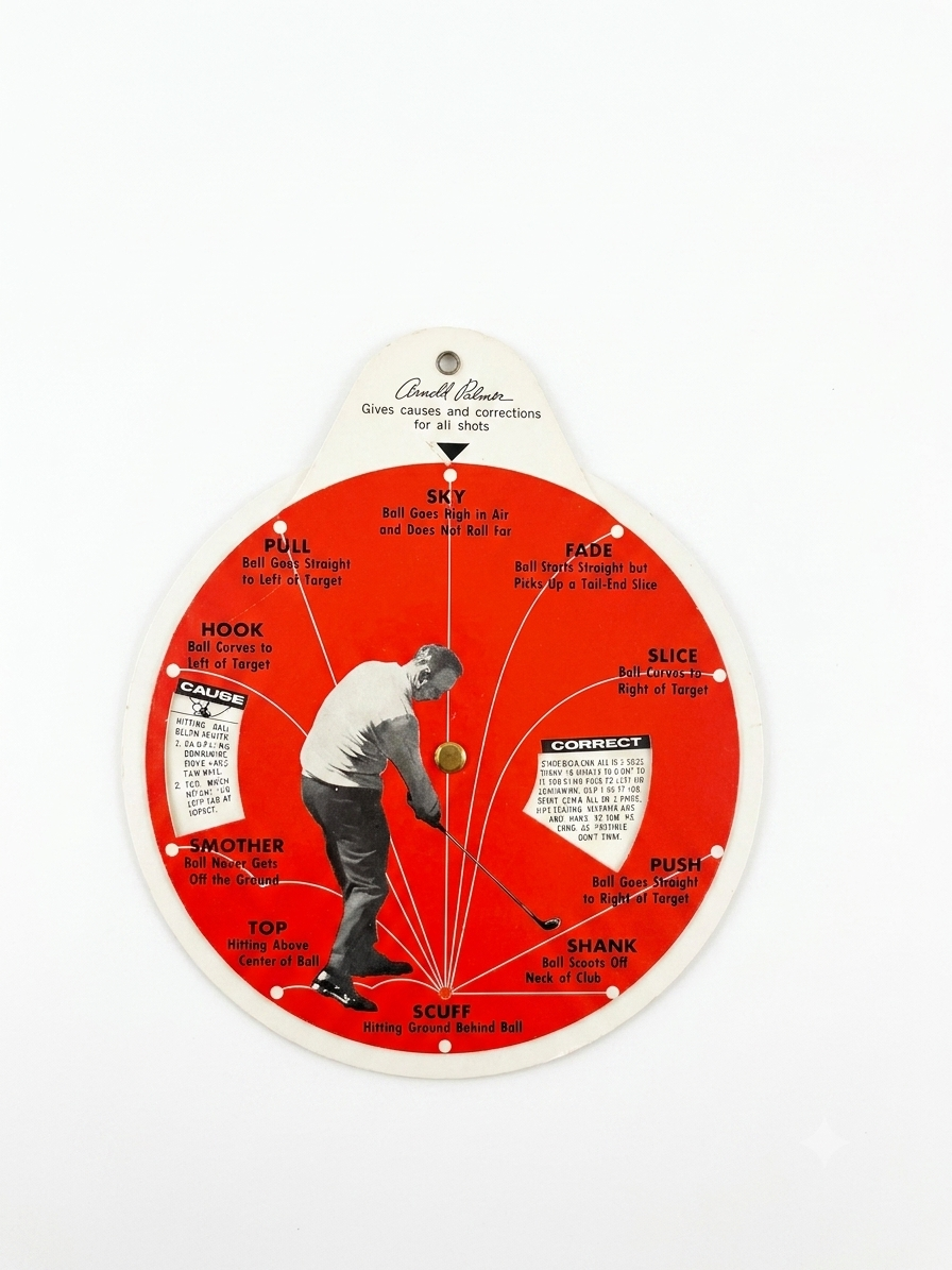 Team Up with Arnold Palmer Golf Volvelle