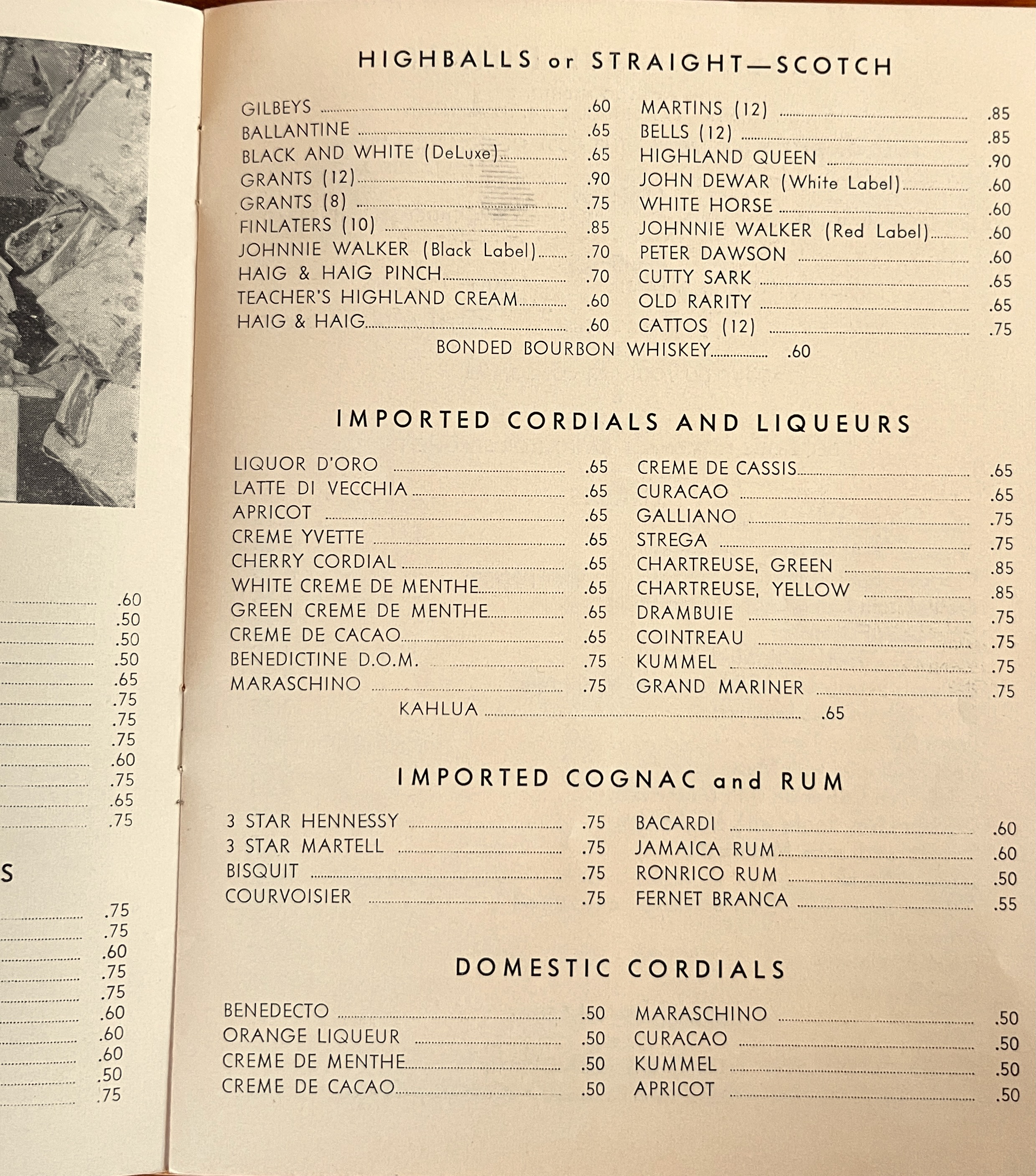 Alfred's Restaurant San Francisco Menus