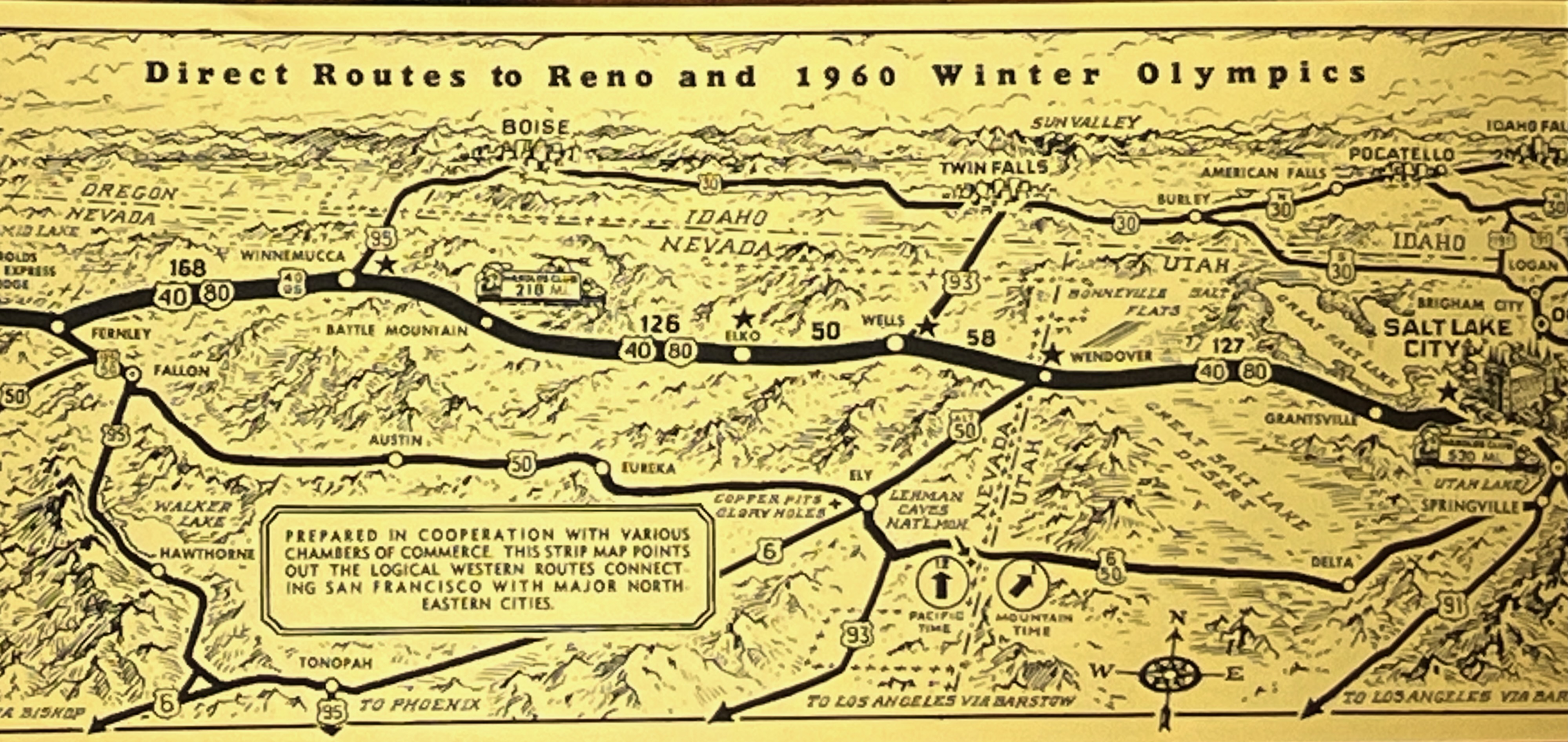 Direct Routes to the 1960 Olympics