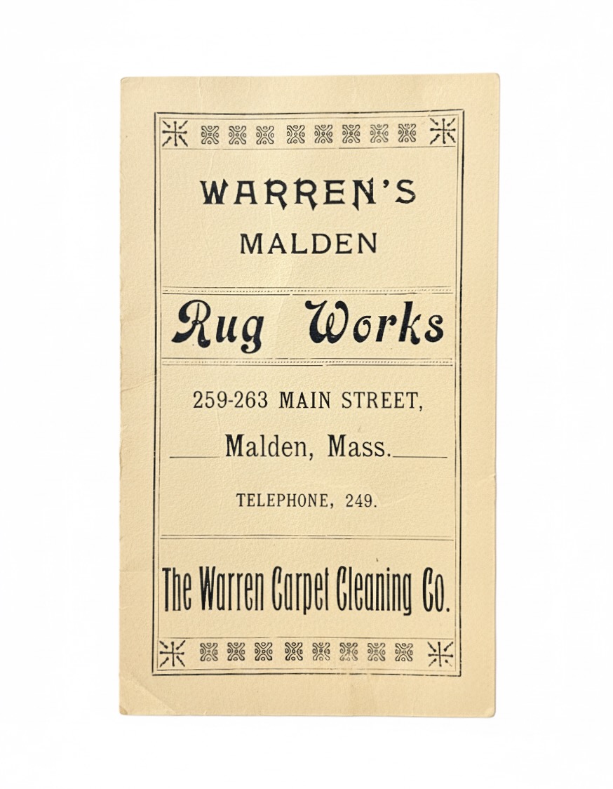 Warren's Malden Rug Works
