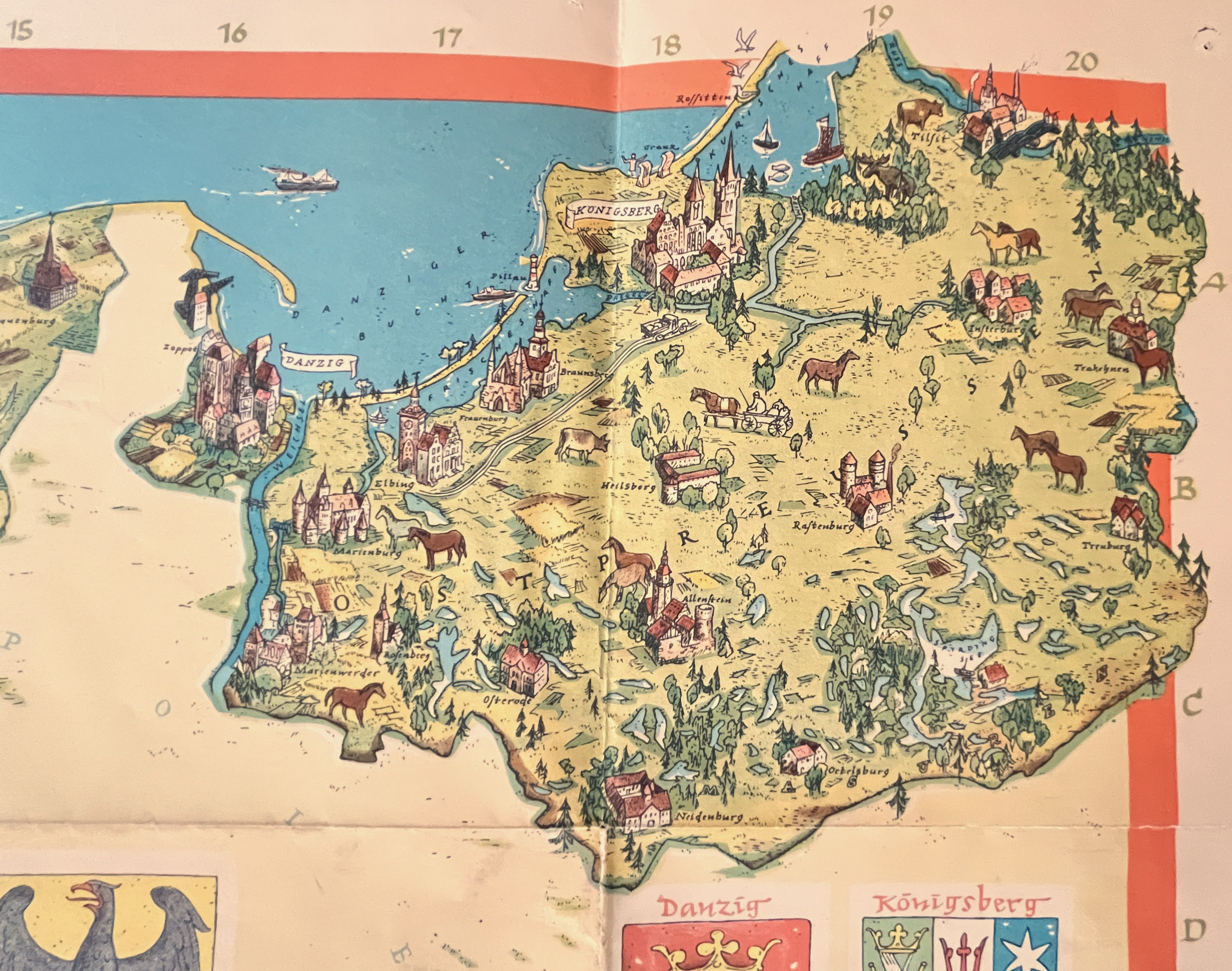 Map of Germany within the Borders of 1937 [Deutschland in der Grenzen von 1937]