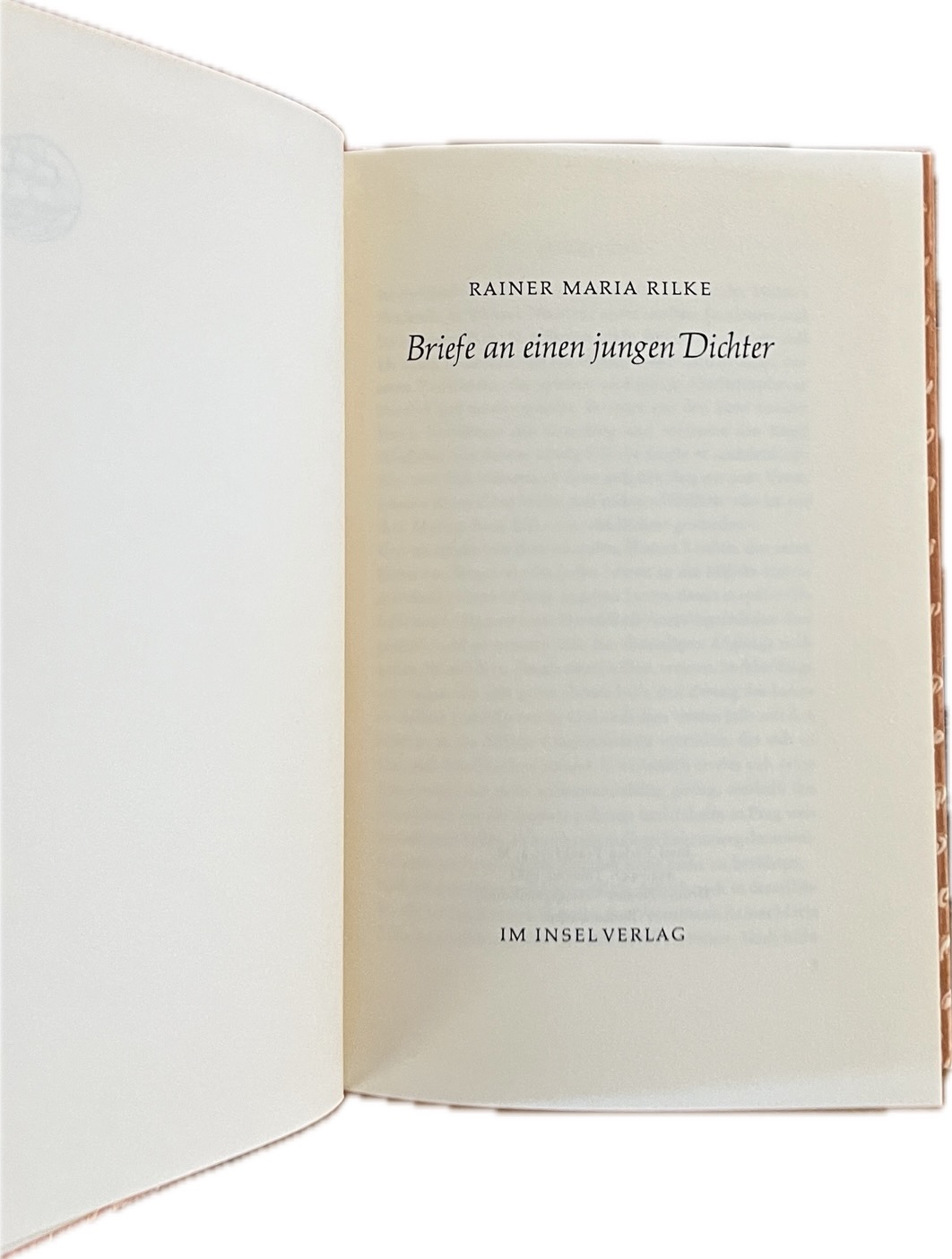 Briefe an einen jungen Dichter, Insel-Bucheri Nr. 406