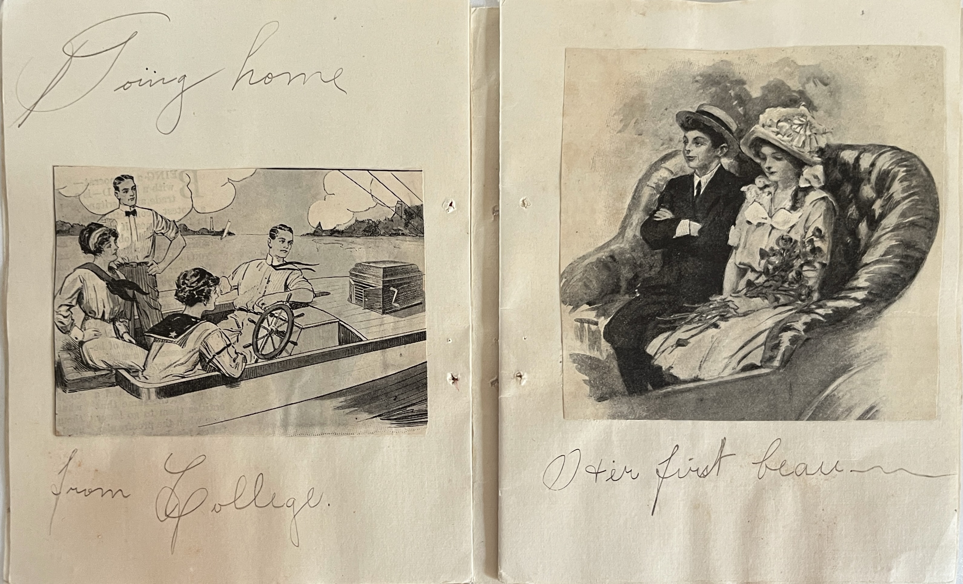 Handwritten Love Story, 1915