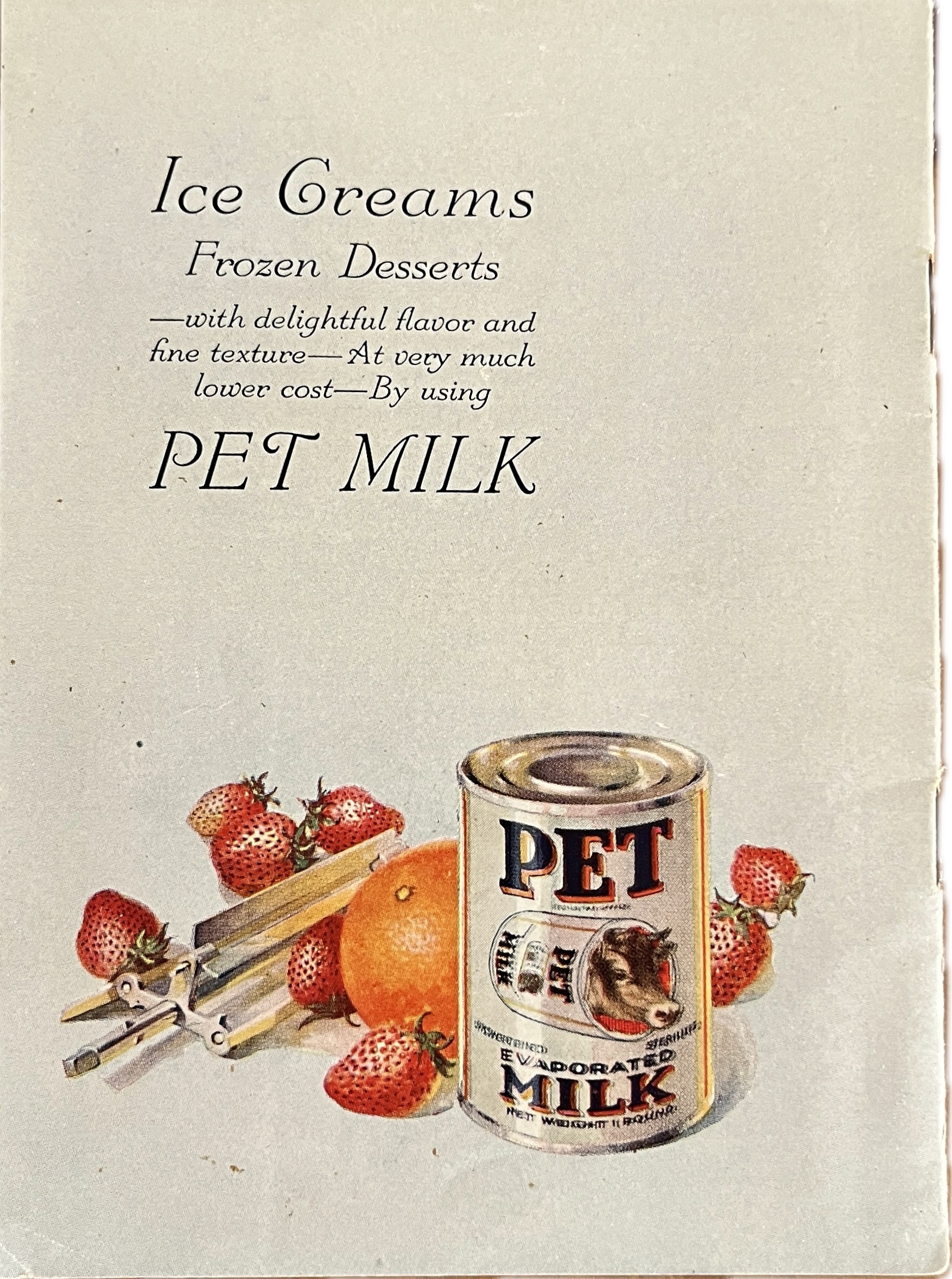 Frozen Desserts Recipe Booklet
