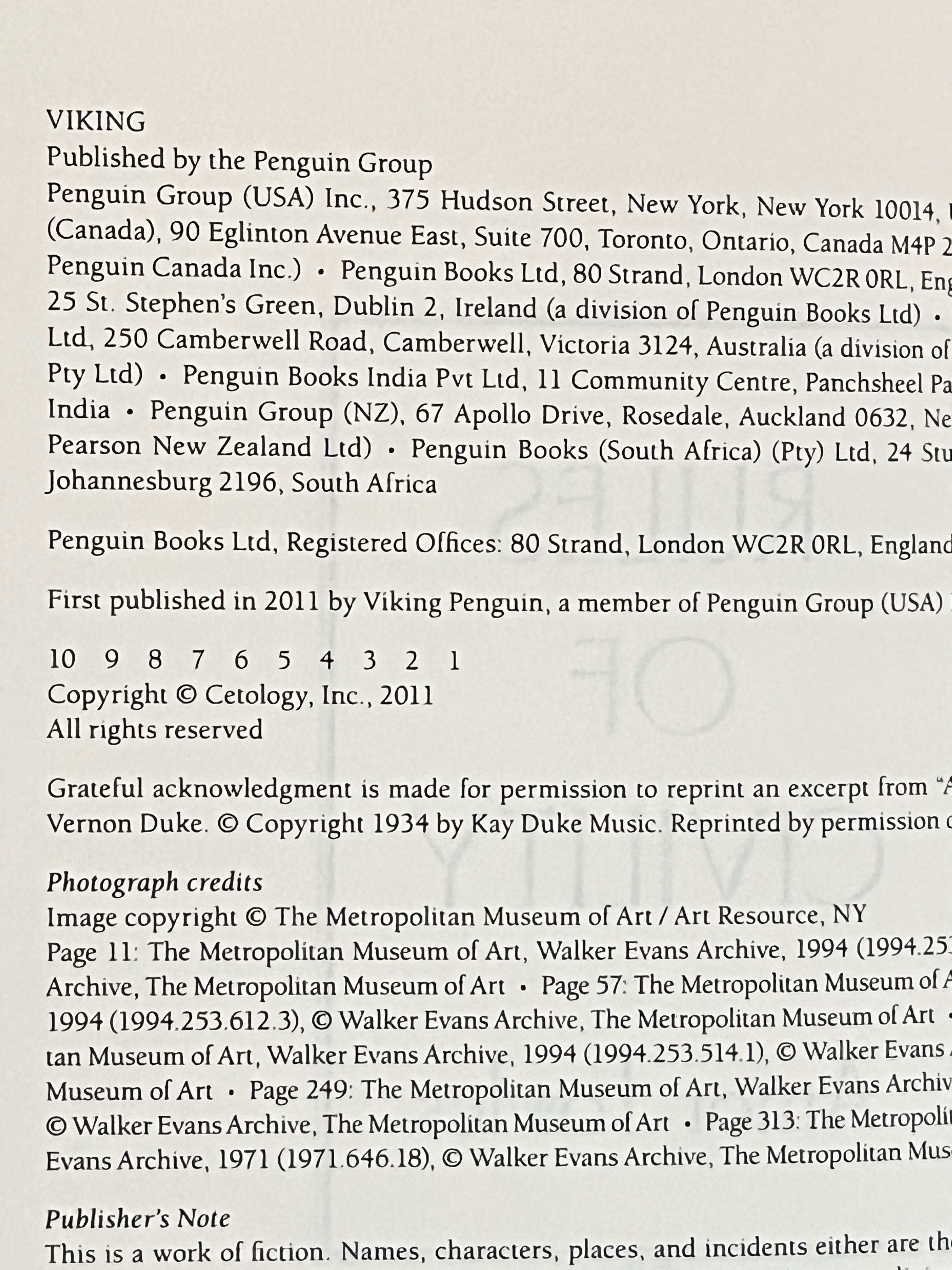 Rules of Civility: A Novel