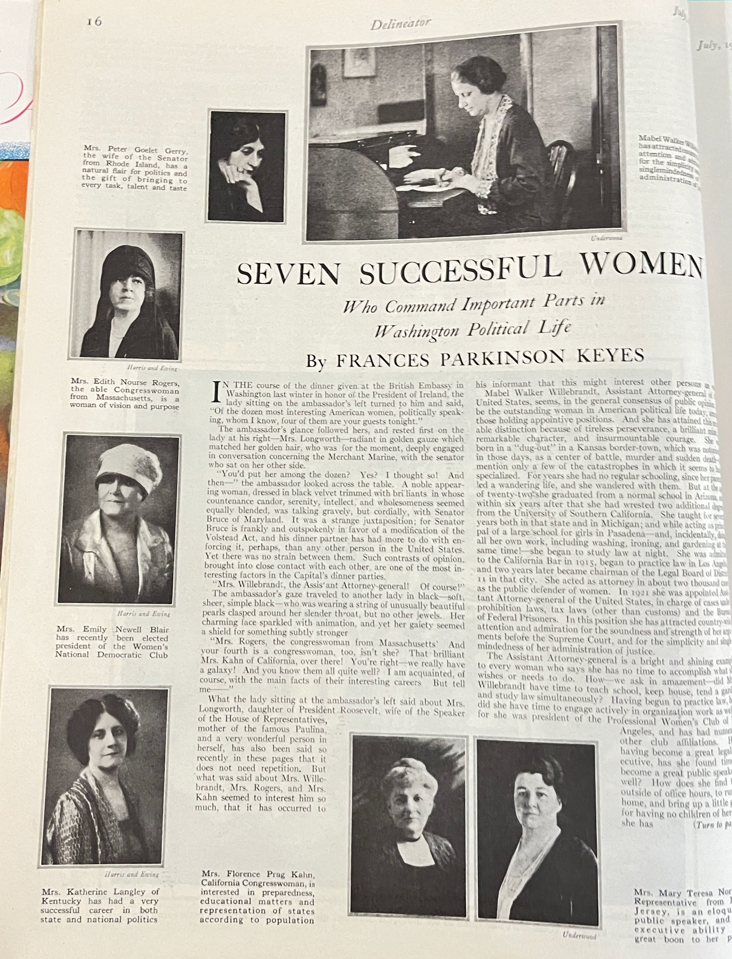 Delineator Magazine July 1928