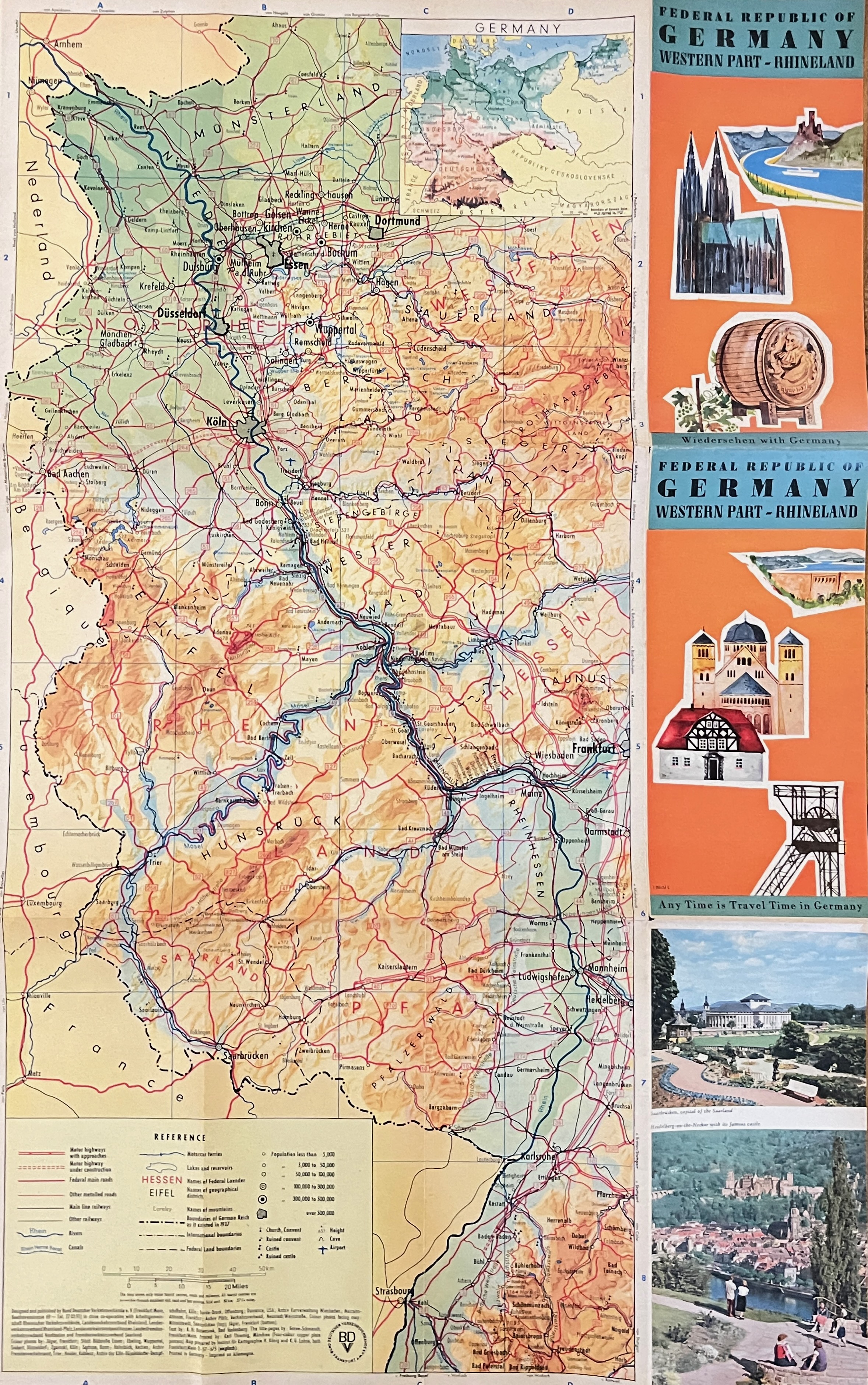 Federal Republic of Germany : Western Part - Rhineland