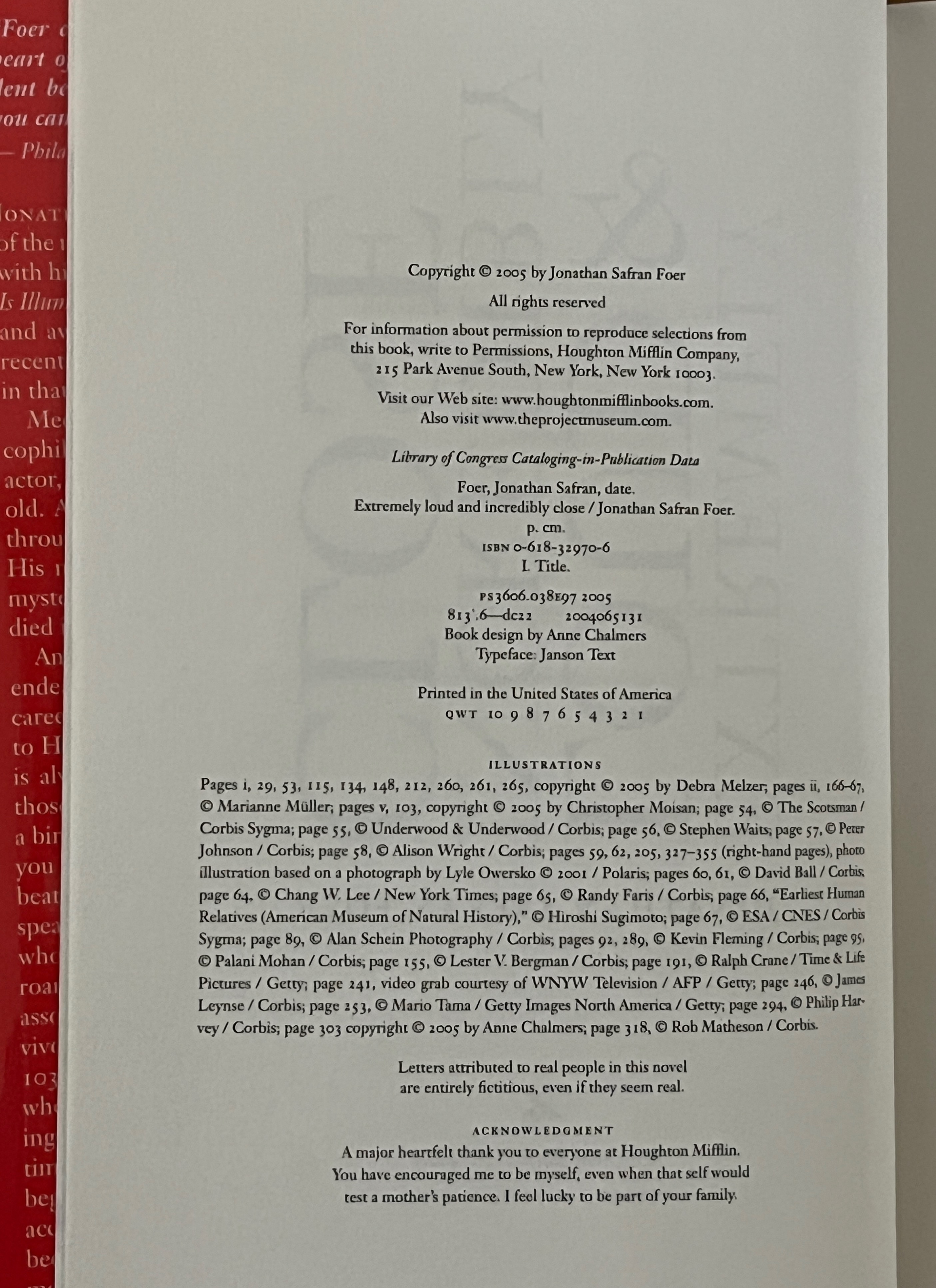 Extremely Loud and Incredibly Close