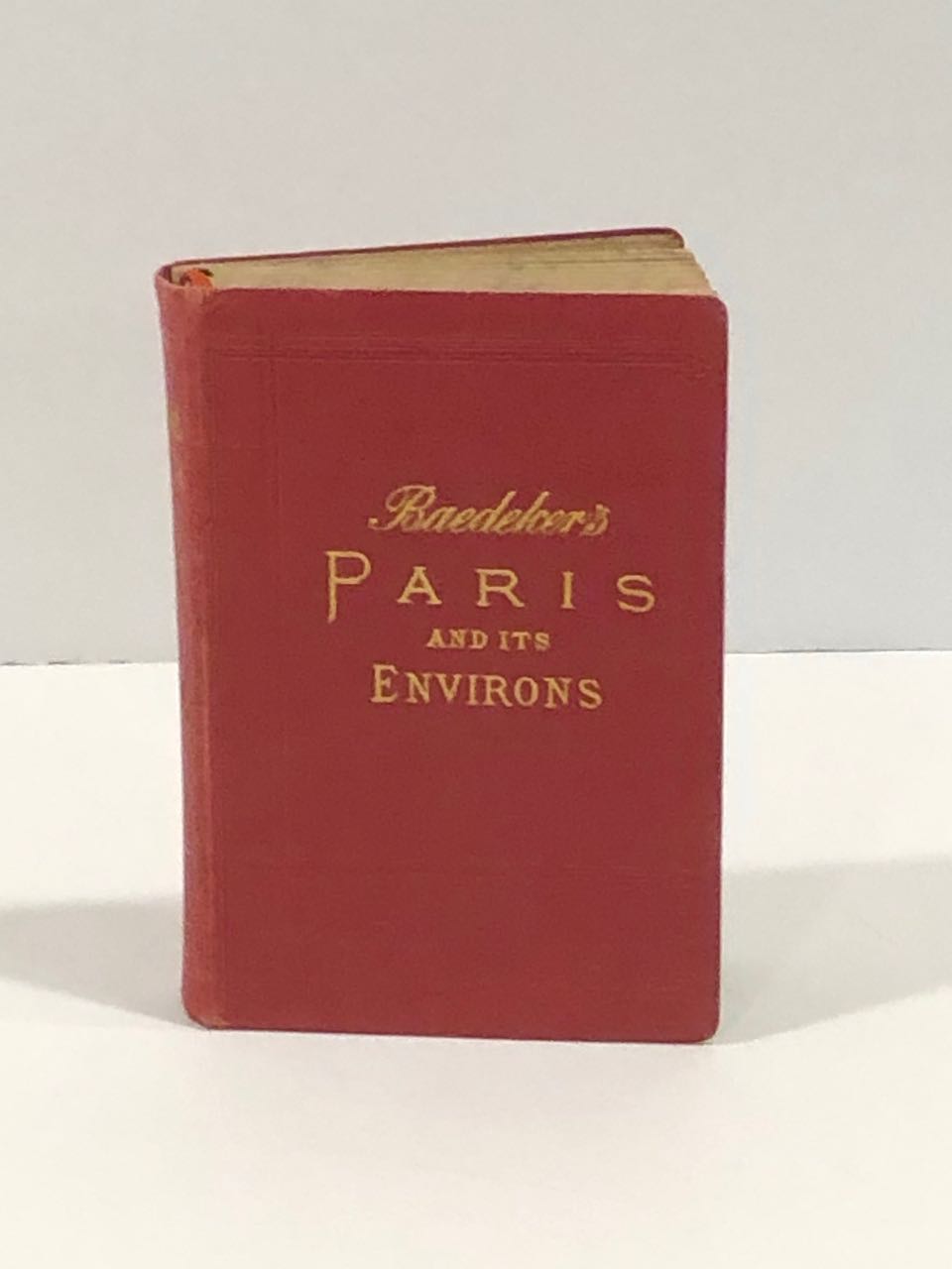 Image for Baedeker's Paris and Environs with Routes from London to Paris, Handbook for Travellers